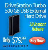 Buffalo DriveStation Turbo 500 GB USB External Hard Drive - HD-CE500U2
