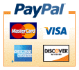 We accept, Paypal, AMEX, VISA, MC, Discover, Debit Cards, and more.
