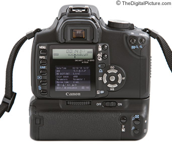 Canon EOS 350D Digital Rebel XT SLR Camera Back View