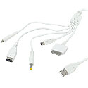 5-in-1 USB Charging Data Sync Cable for iPhone, iPod, PSP, Nintendo, mini USB