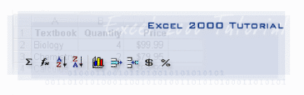 Excel 2000 Tutorial
